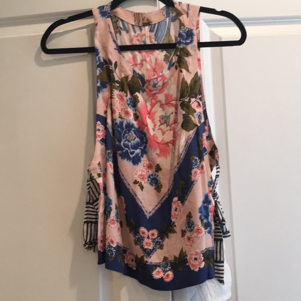 Free people side tie top
